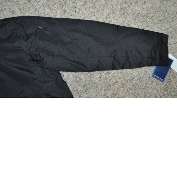 Mens Winter Jacket Hemisphere Black XL Wind Water Resistant Down Alt Fill Hooded - Picture 5 of 8